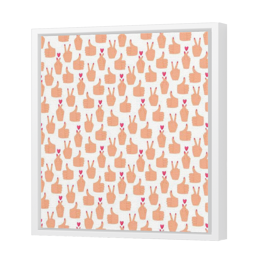 Thumbnail for Canvas - White Floating Frame