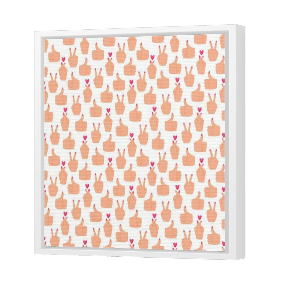 Thumbnail for Canvas - White Floating Frame