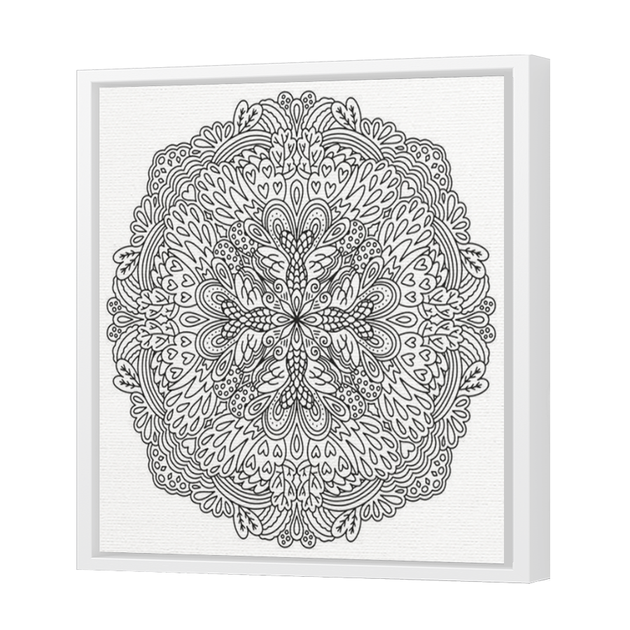 Thumbnail for Canvas - White Floating Frame
