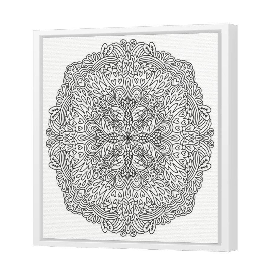 Thumbnail for Canvas - White Floating Frame