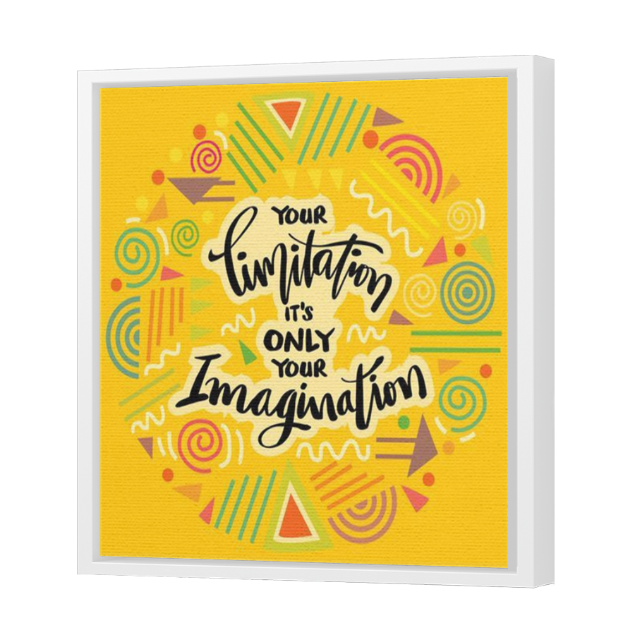 Thumbnail for Canvas - White Floating Frame