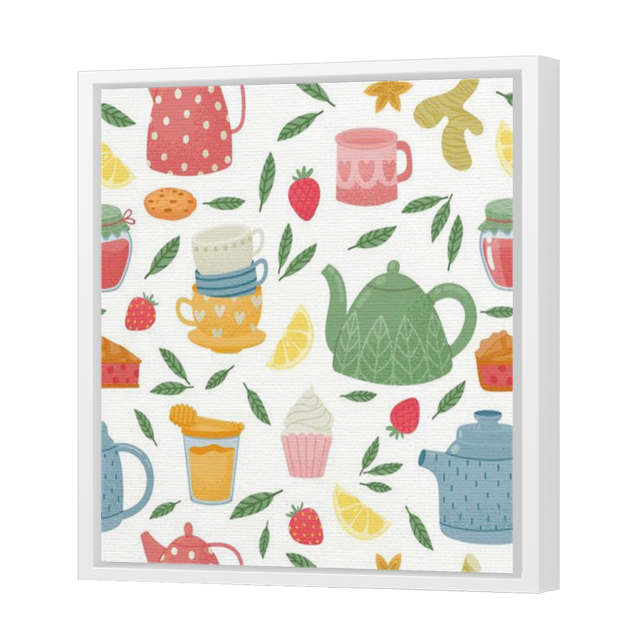 Thumbnail for Canvas - White Floating Frame