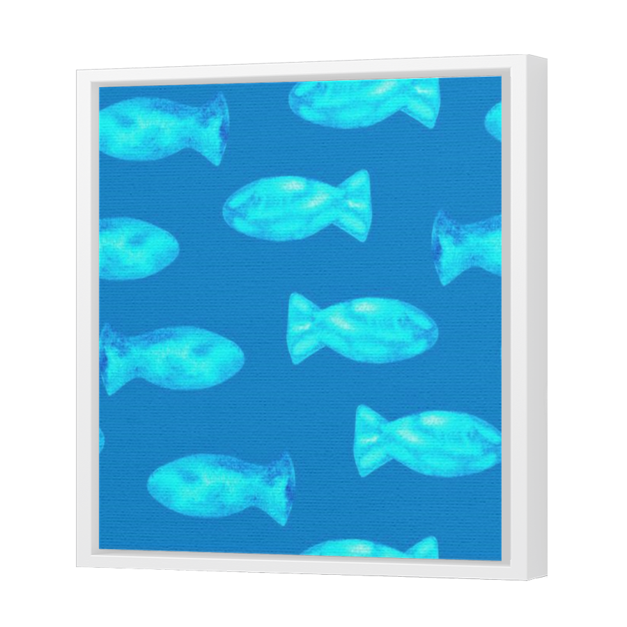 Thumbnail for Canvas - White Floating Frame