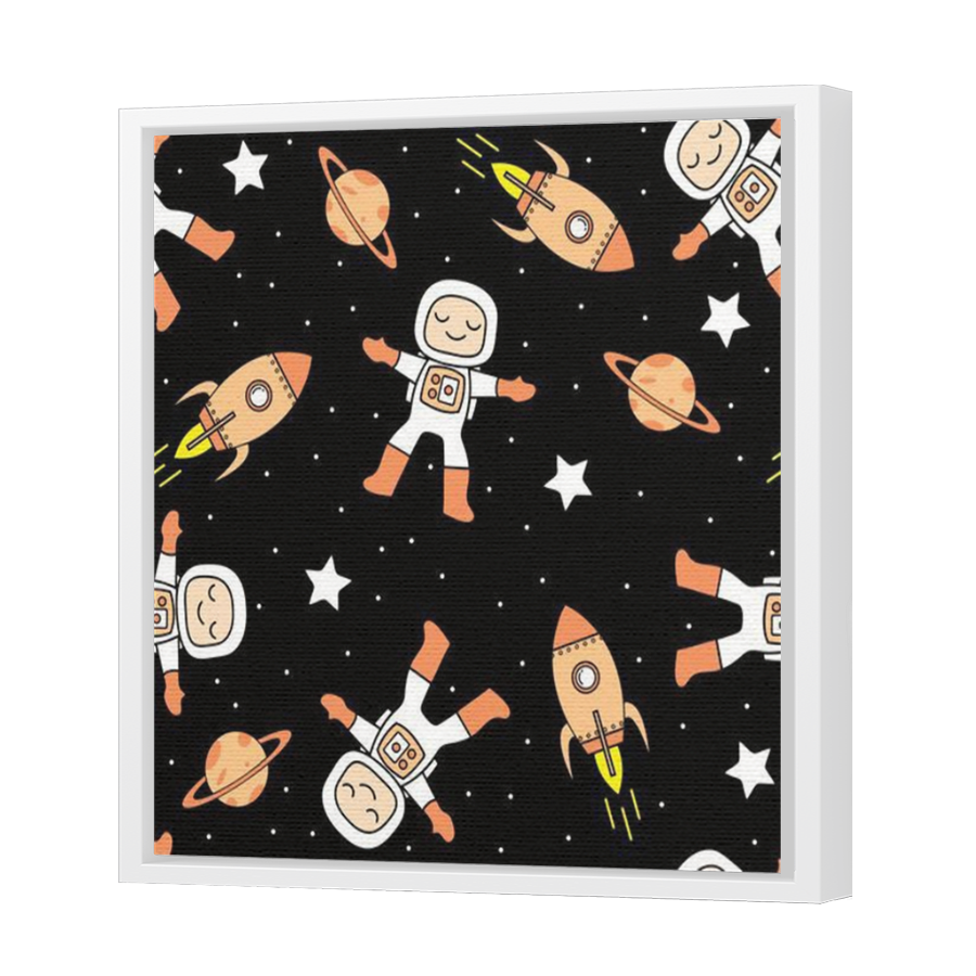 Thumbnail for Canvas - White Floating Frame
