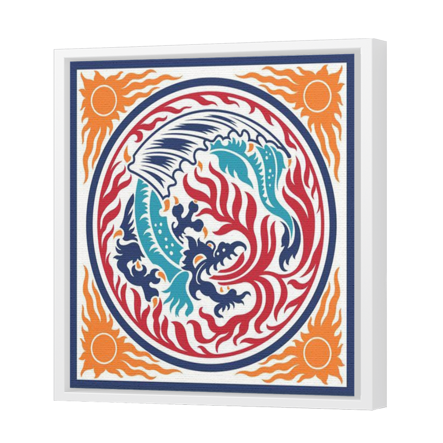 Thumbnail for Canvas - White Floating Frame