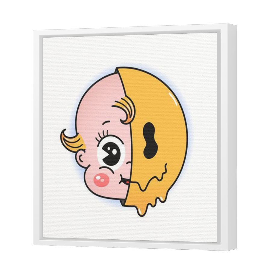 Thumbnail for Canvas - White Floating Frame