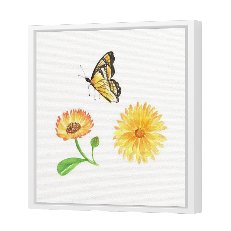 Thumbnail for Canvas - White Floating Frame