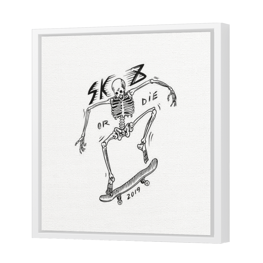 Thumbnail for Canvas - White Floating Frame