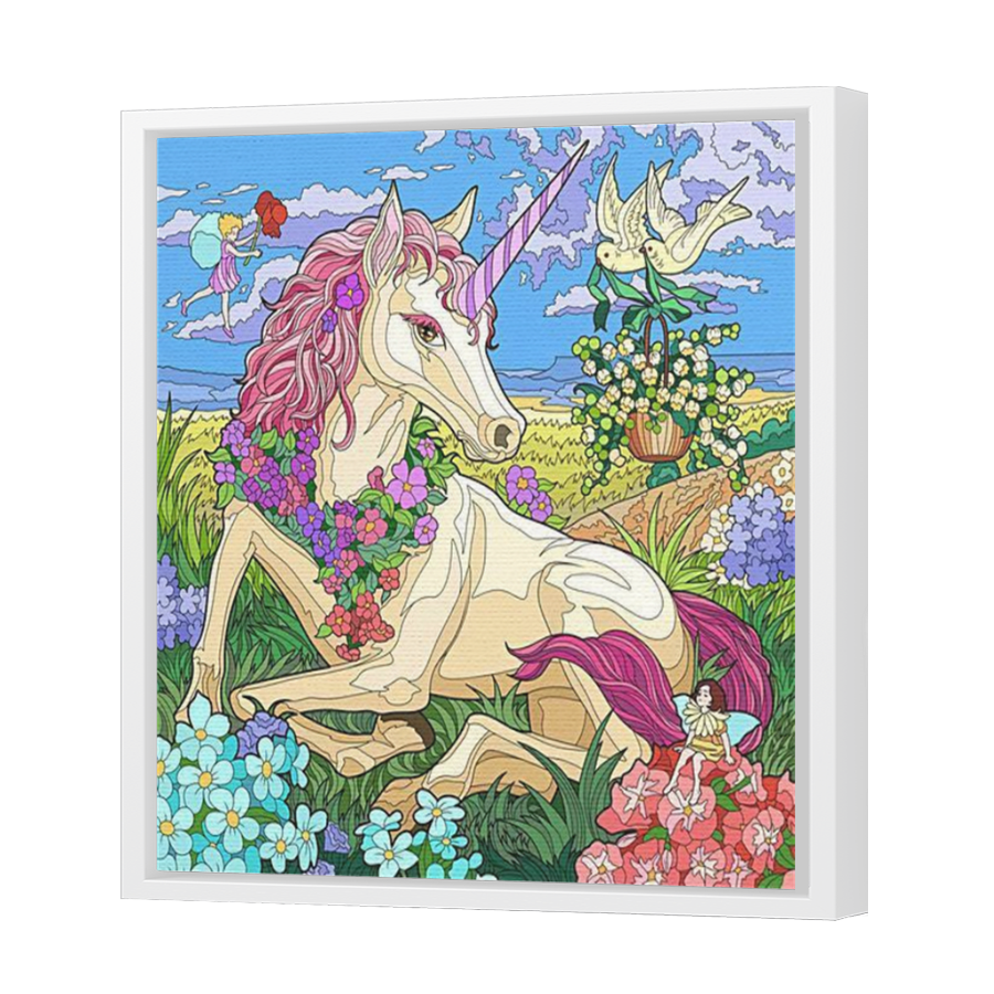 Thumbnail for Canvas - White Floating Frame