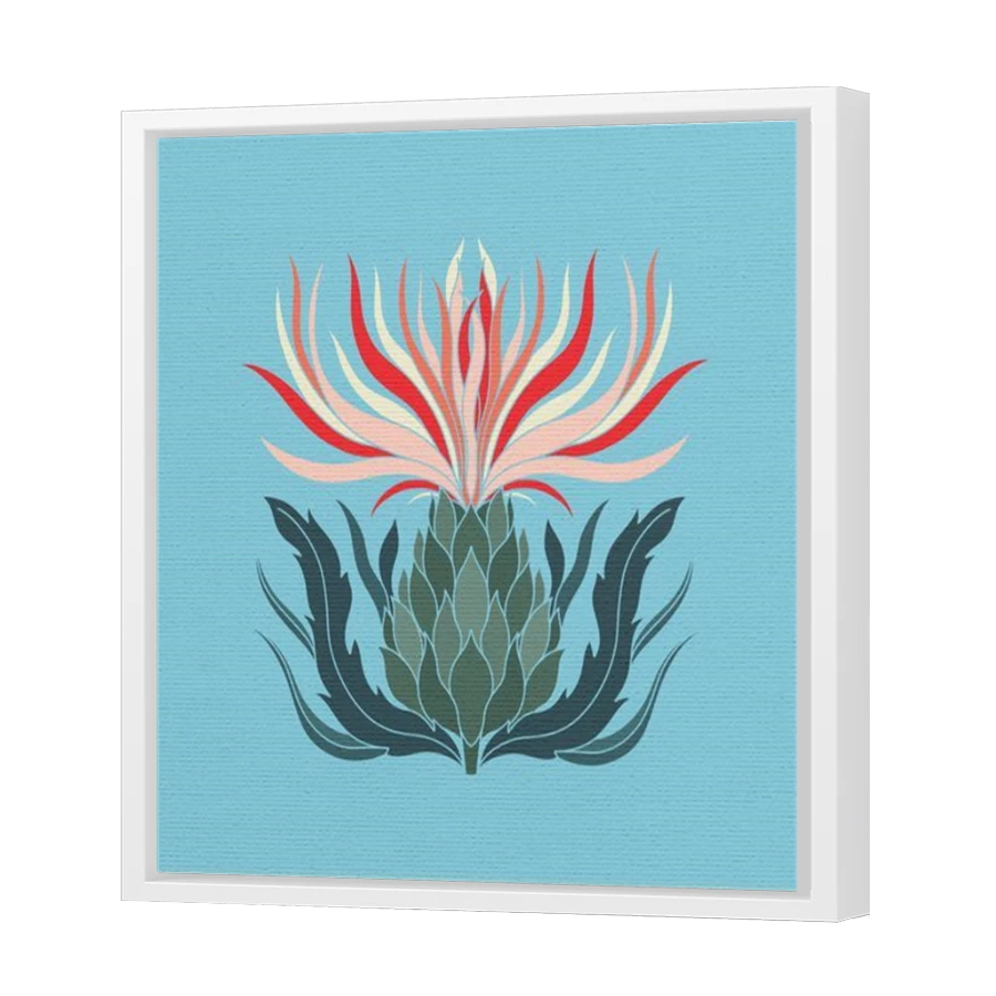 Thumbnail for Canvas - White Floating Frame