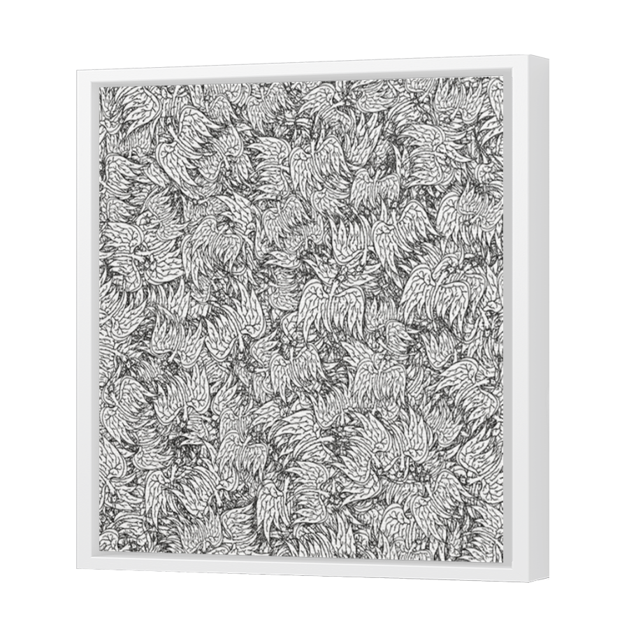 Thumbnail for Canvas - White Floating Frame