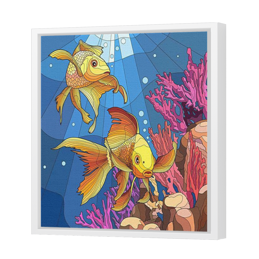 Thumbnail for Canvas - White Floating Frame