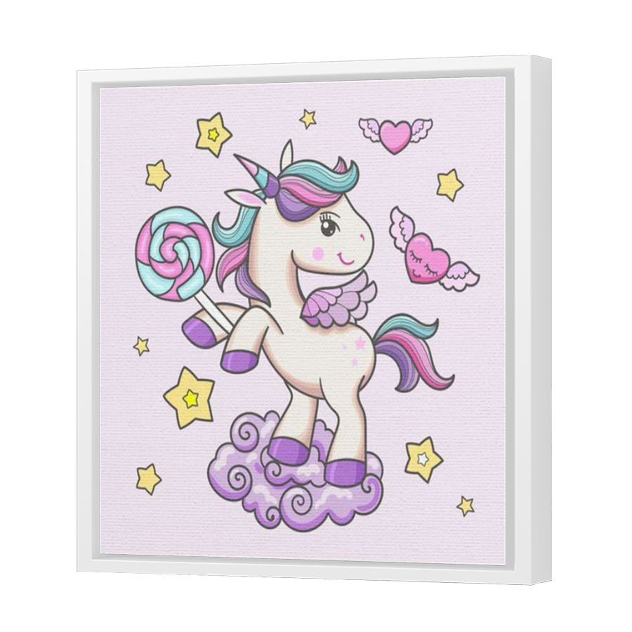 Thumbnail for Canvas - White Floating Frame