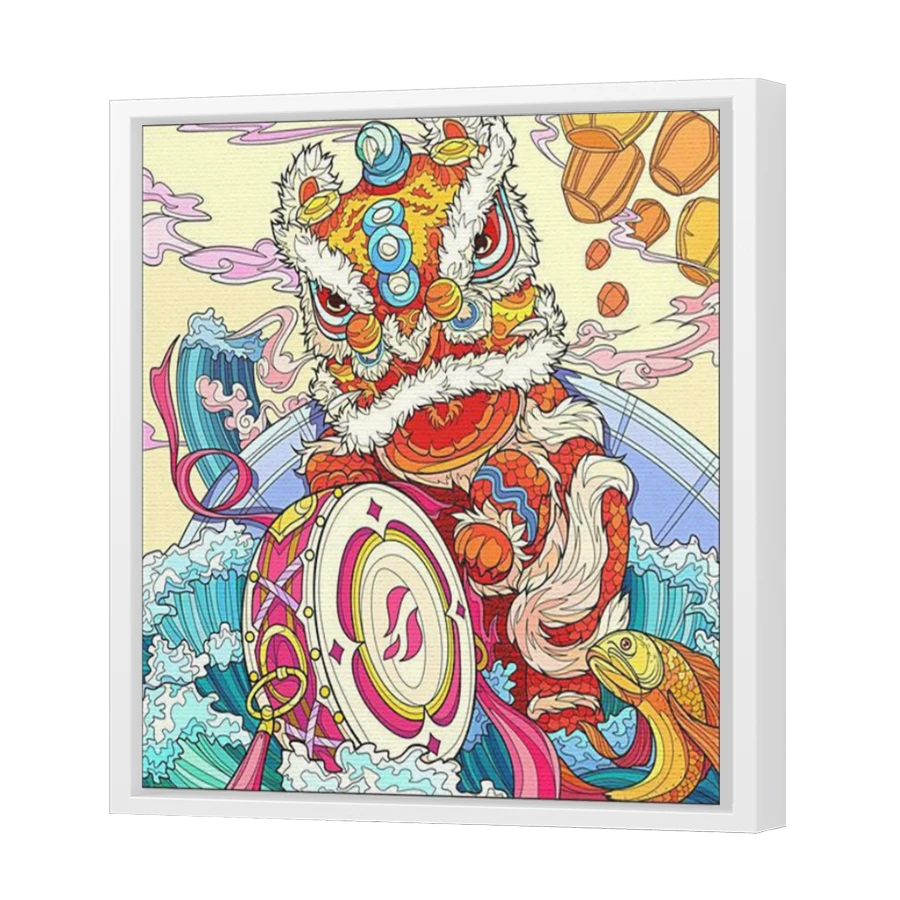 Thumbnail for Canvas - White Floating Frame