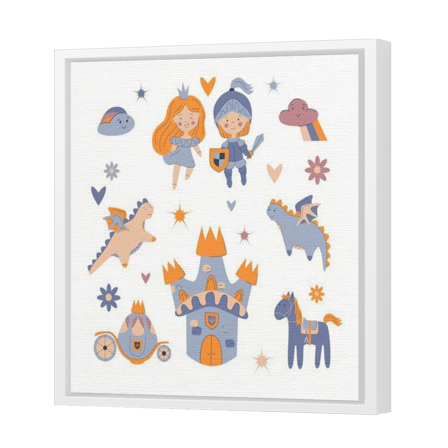 Thumbnail for Canvas - White Floating Frame