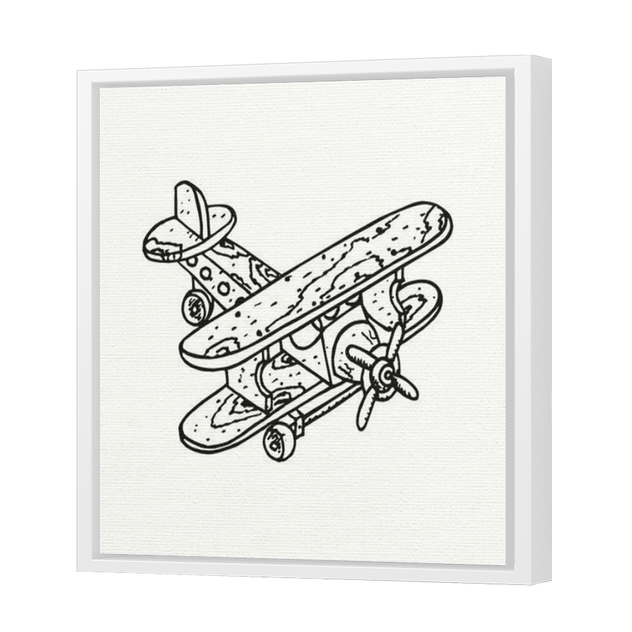 Thumbnail for Canvas - White Floating Frame