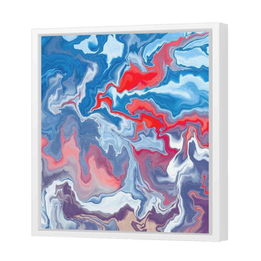 Thumbnail for Canvas - White Floating Frame