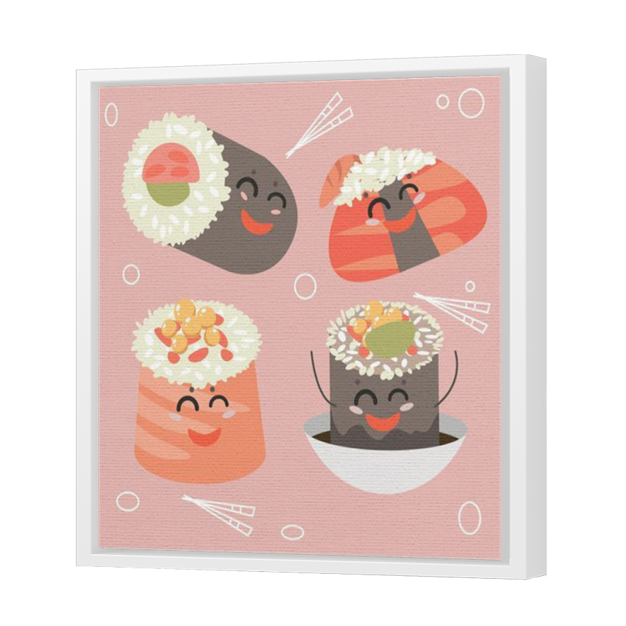 Thumbnail for Canvas - White Floating Frame