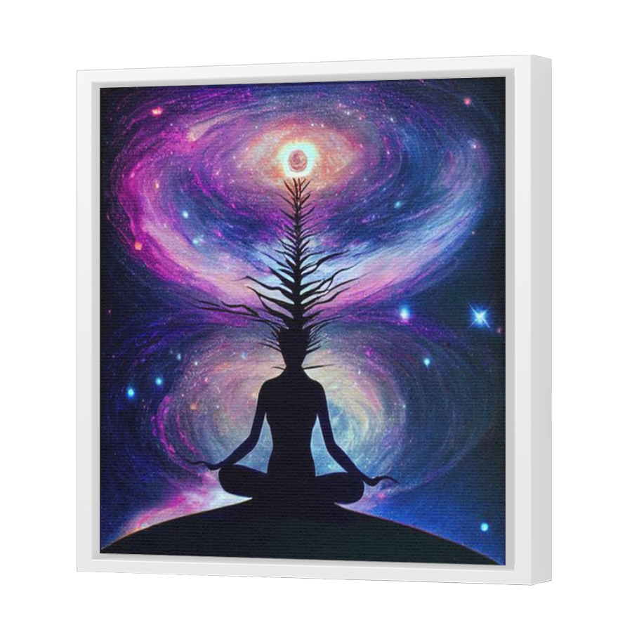Thumbnail for Canvas - White Floating Frame