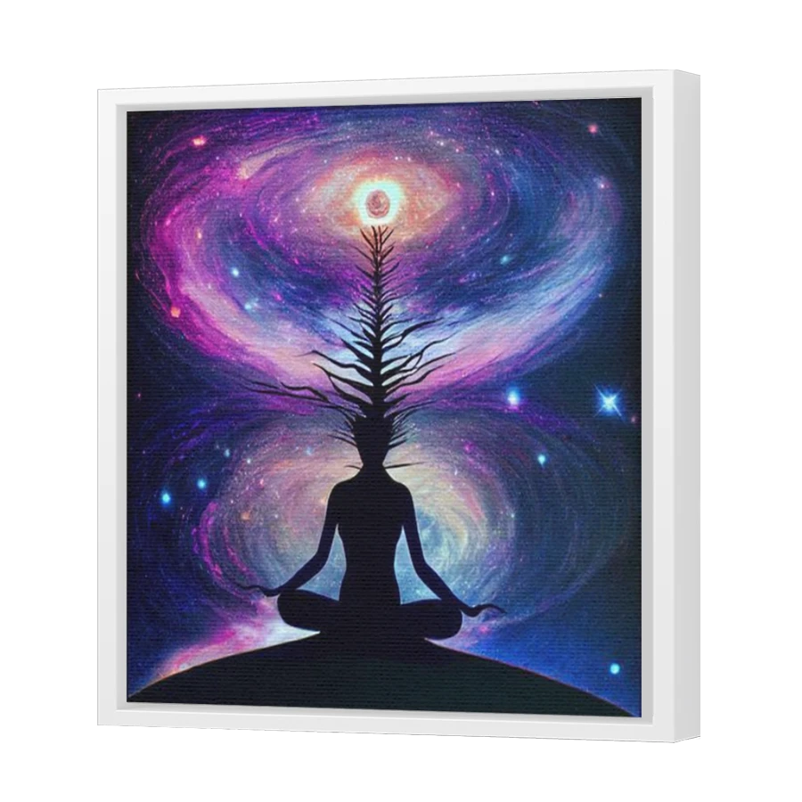 Thumbnail for Canvas - White Floating Frame