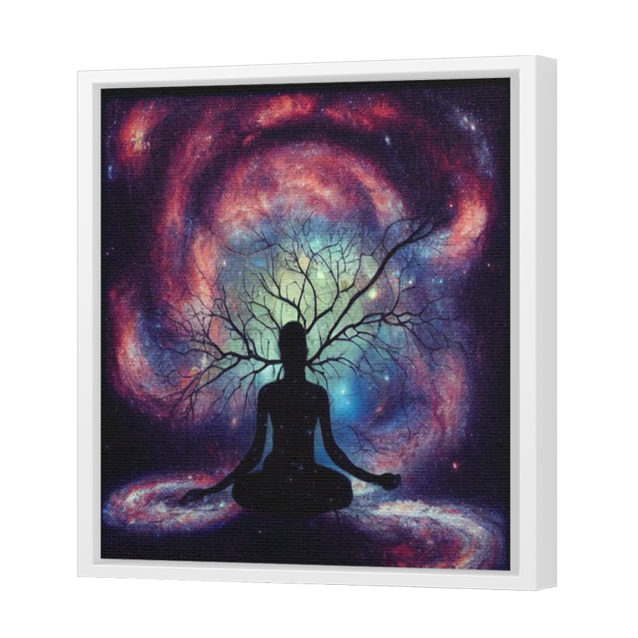 Thumbnail for Canvas - White Floating Frame