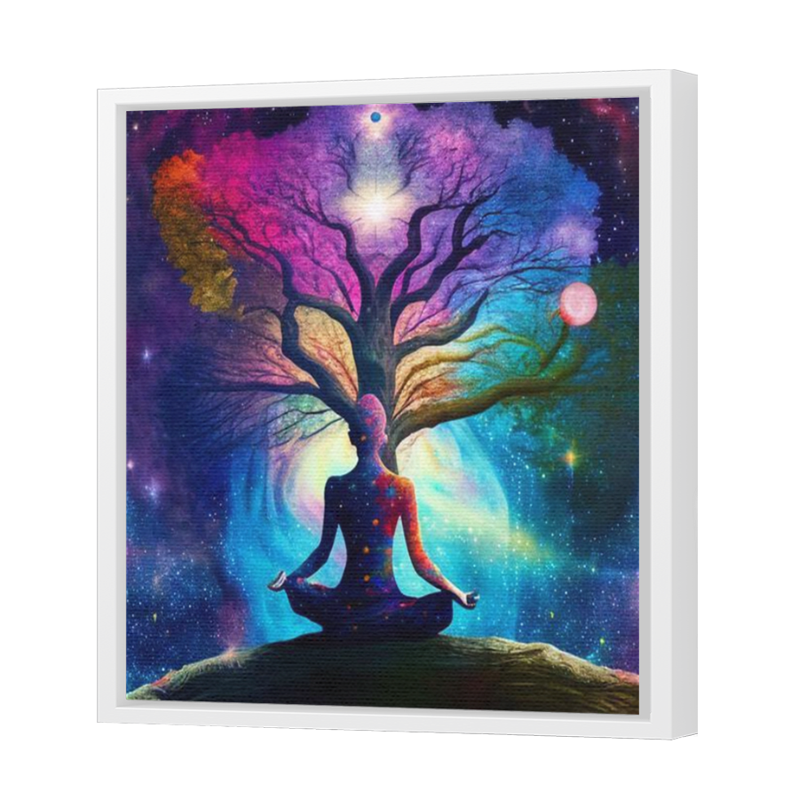 Thumbnail for Canvas - White Floating Frame