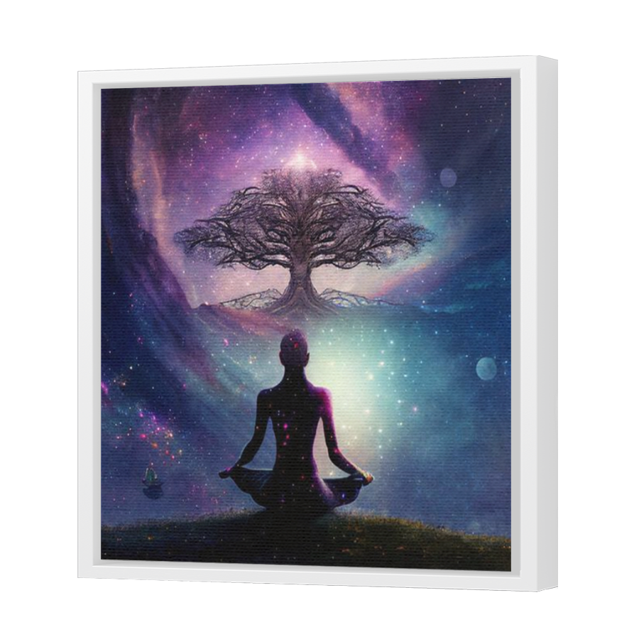 Thumbnail for Canvas - White Floating Frame