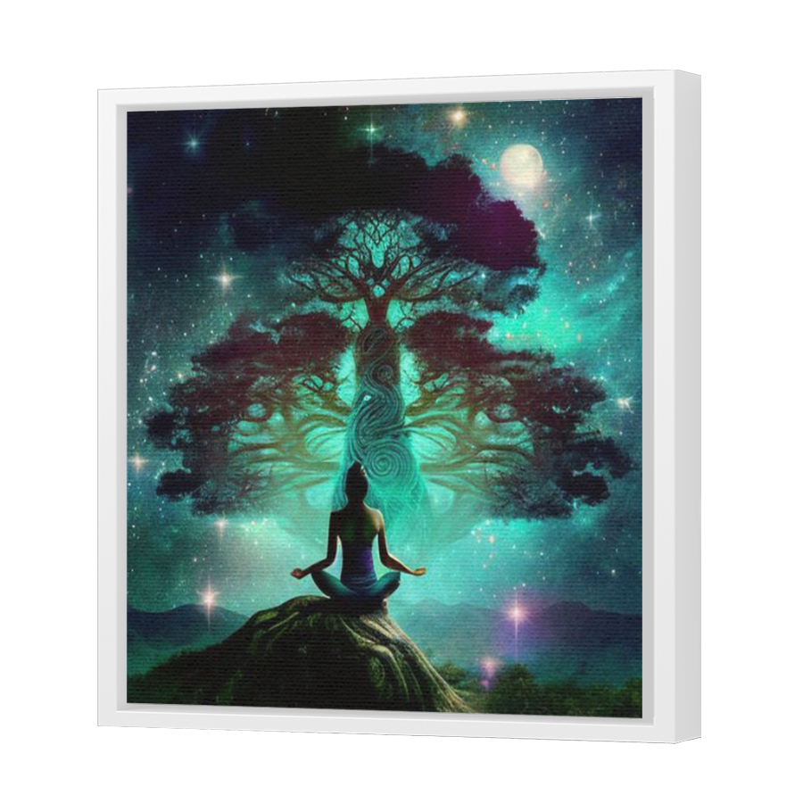 Thumbnail for Canvas - White Floating Frame
