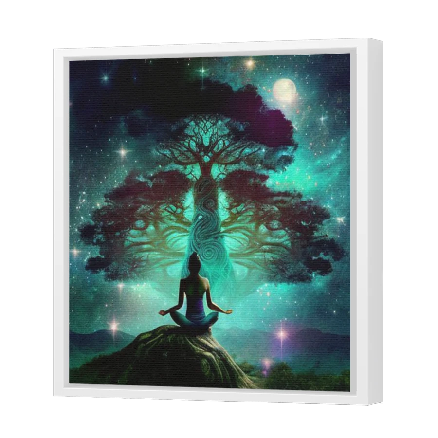 Thumbnail for Canvas - White Floating Frame