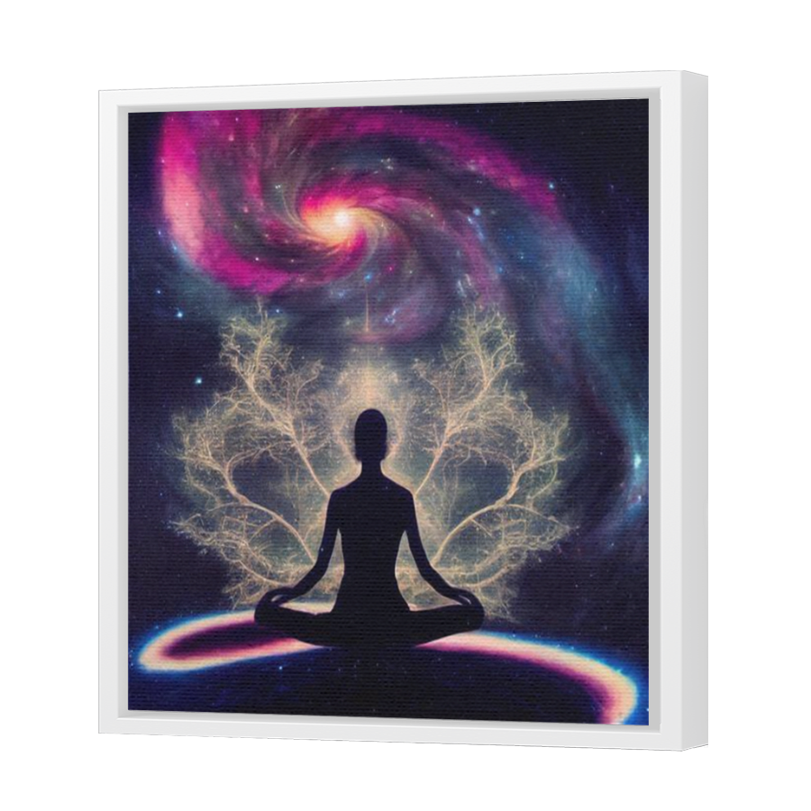 Thumbnail for Canvas - White Floating Frame