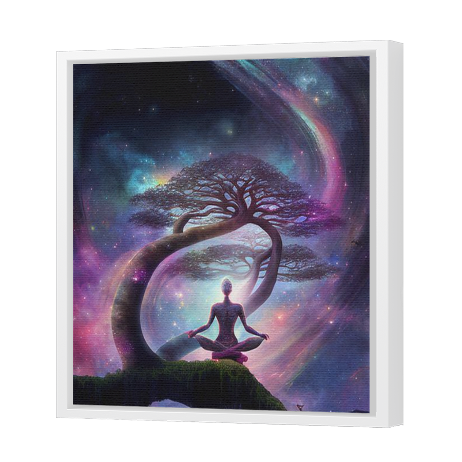 Thumbnail for Canvas - White Floating Frame