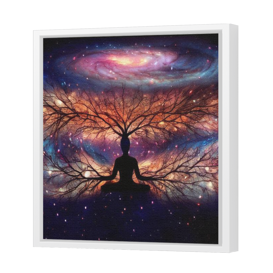 Thumbnail for Canvas - White Floating Frame