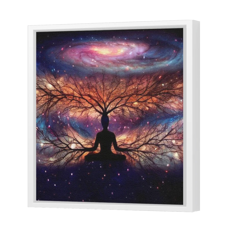 Thumbnail for Canvas - White Floating Frame