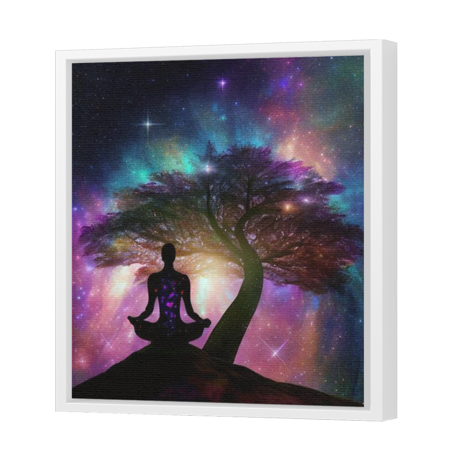 Thumbnail for Canvas - White Floating Frame