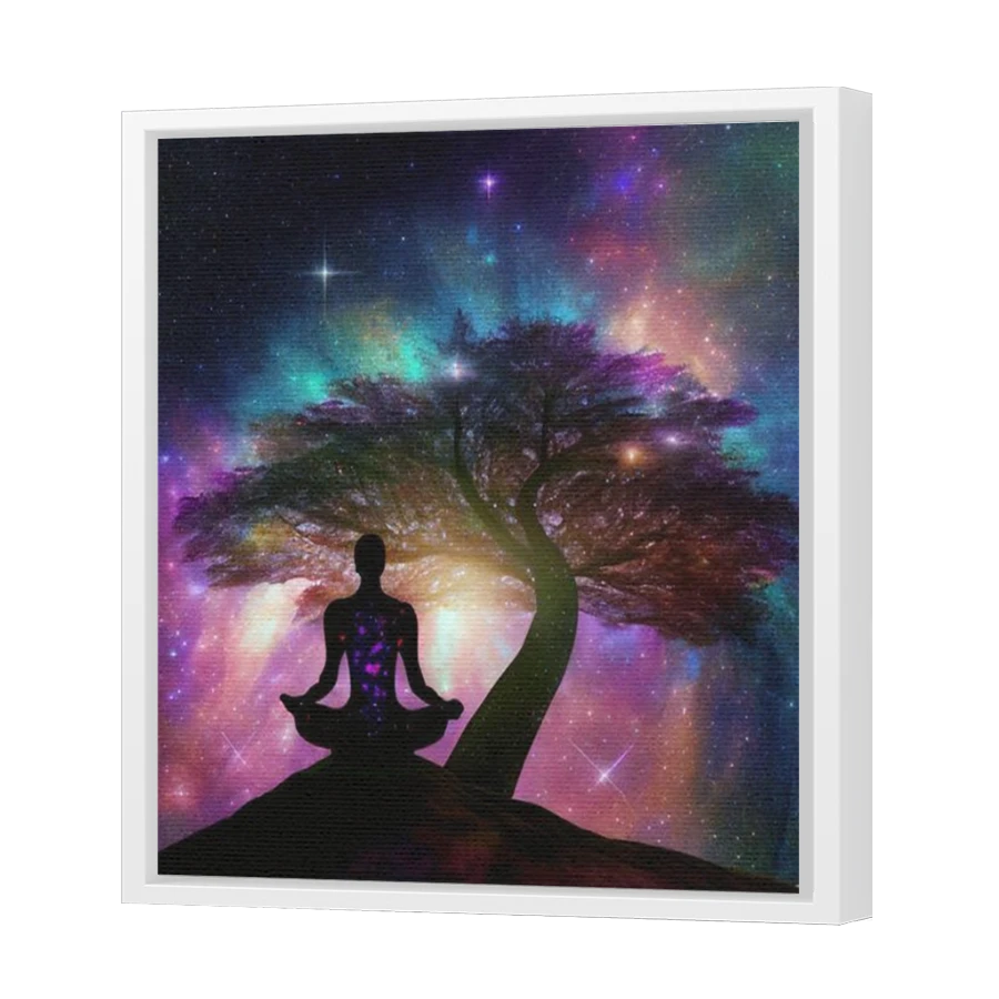 Thumbnail for Canvas - White Floating Frame
