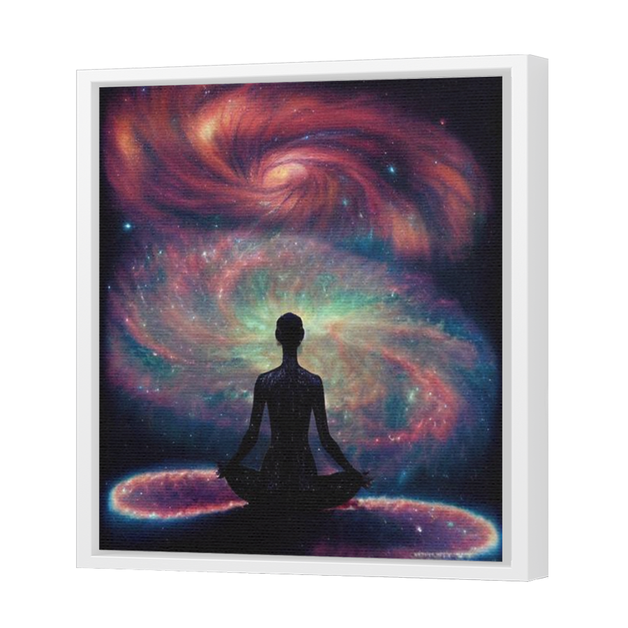 Thumbnail for Canvas - White Floating Frame