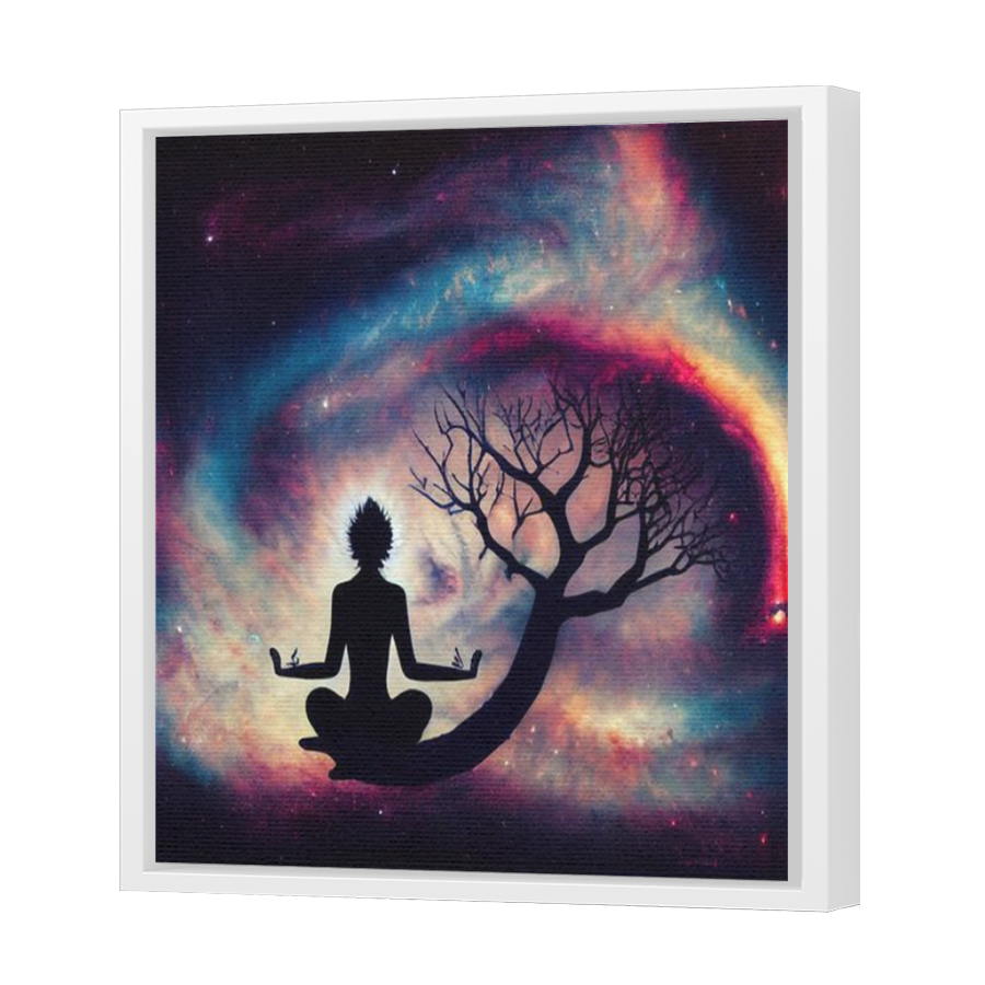 Thumbnail for Canvas - White Floating Frame