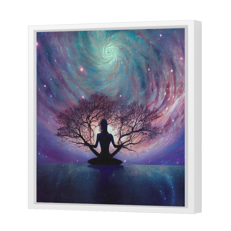 Thumbnail for Canvas - White Floating Frame