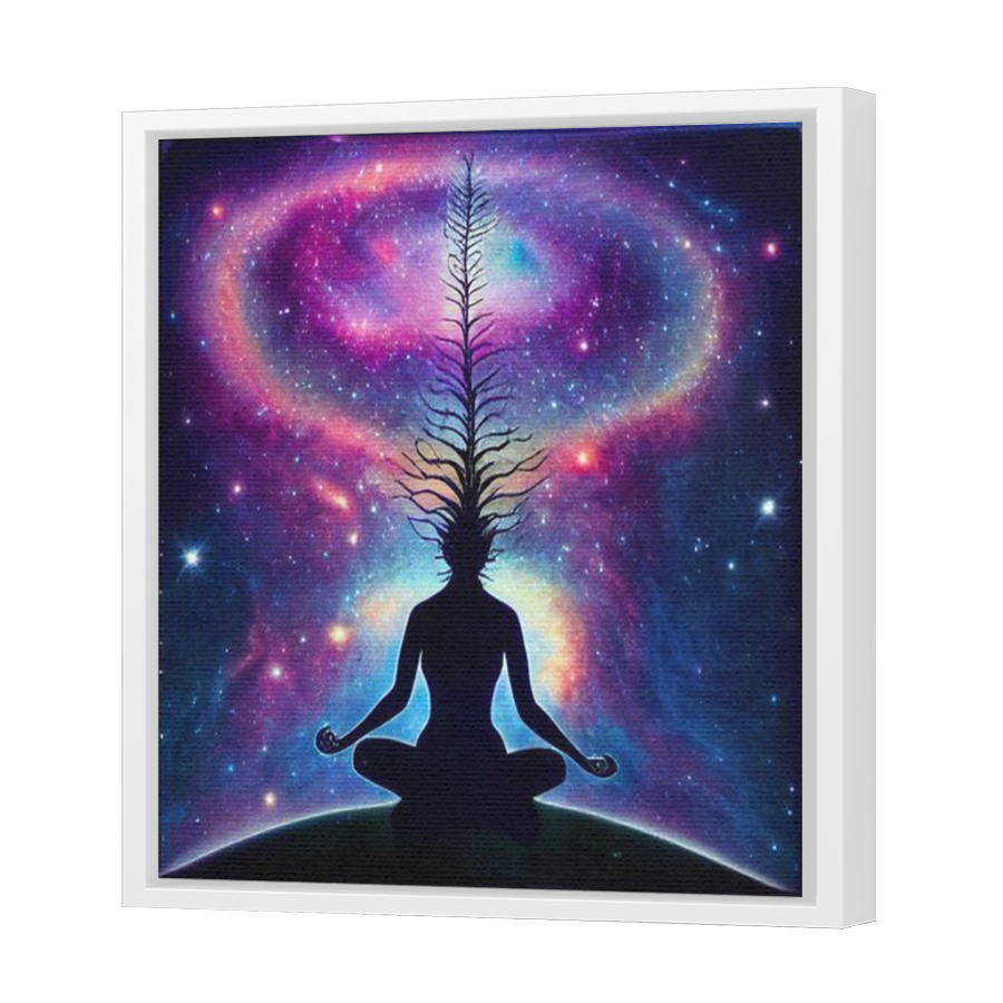 Thumbnail for Canvas - White Floating Frame