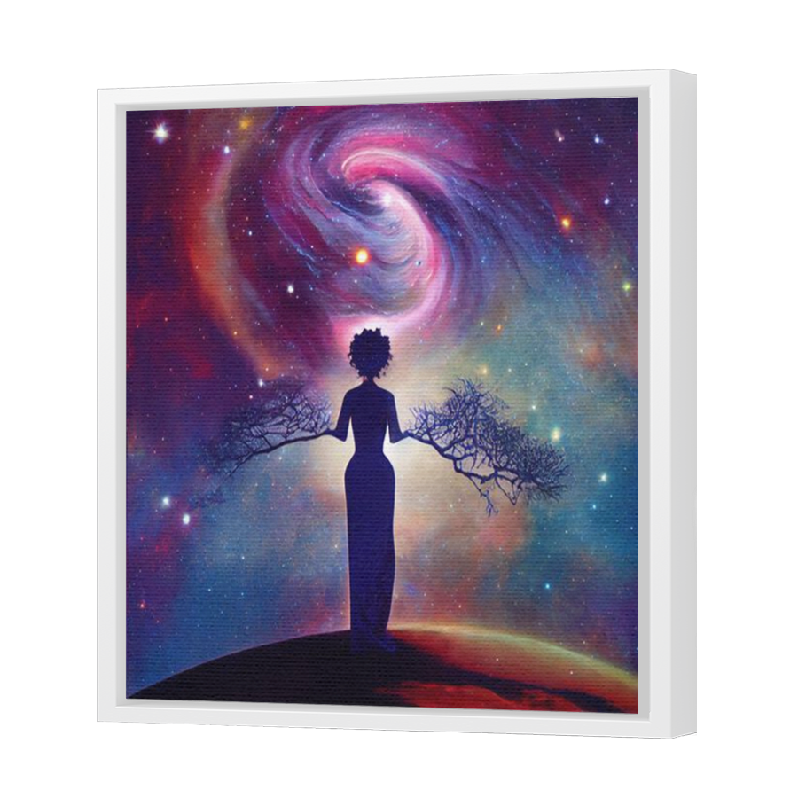 Thumbnail for Canvas - White Floating Frame