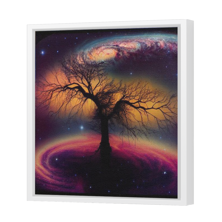 Thumbnail for Canvas - White Floating Frame