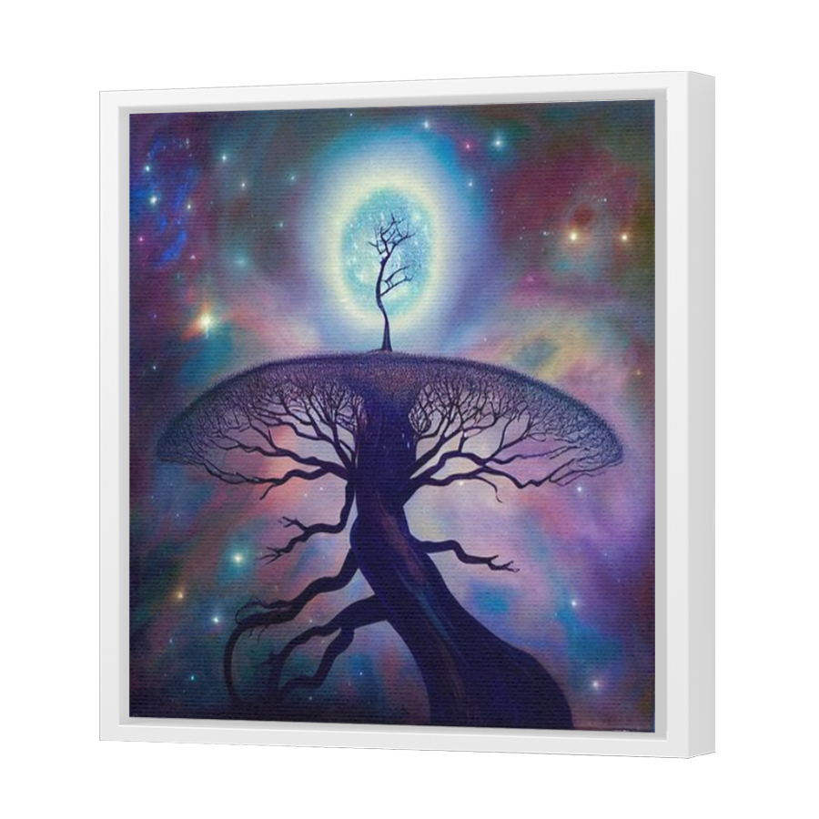 Thumbnail for Canvas - White Floating Frame