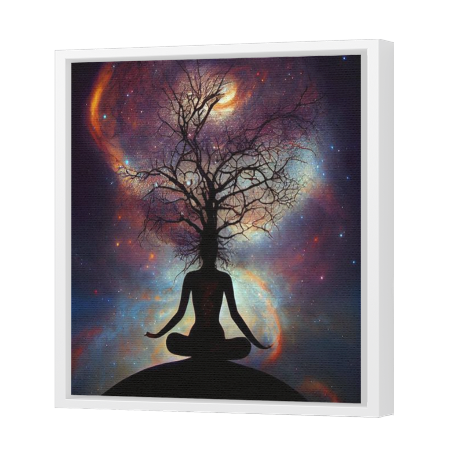 Thumbnail for Canvas - White Floating Frame