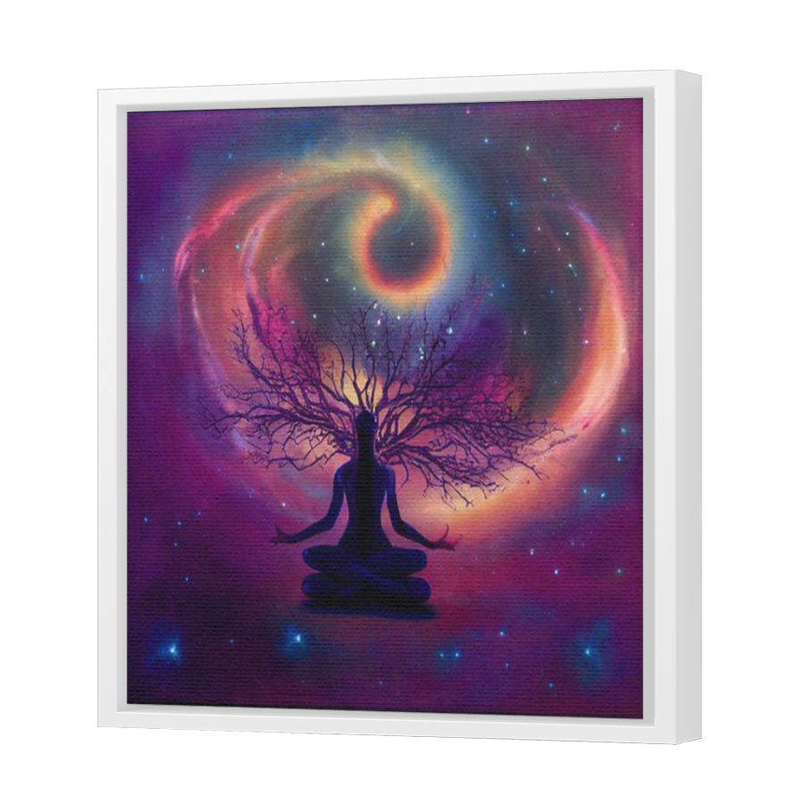 Thumbnail for Canvas - White Floating Frame