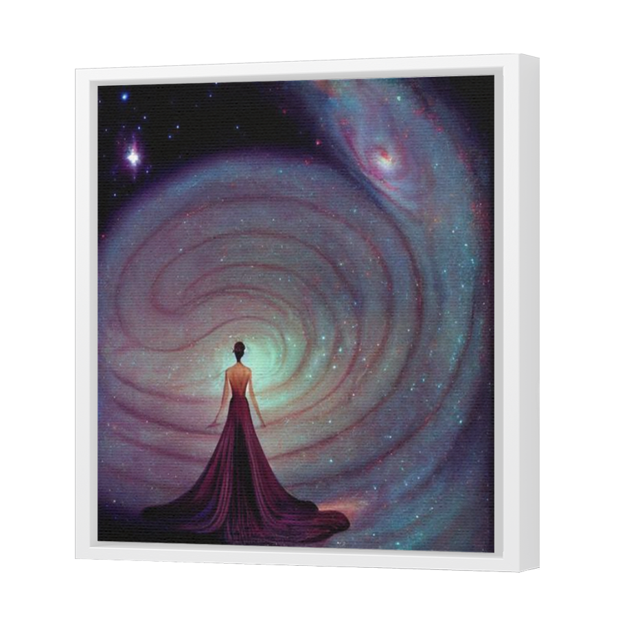 Thumbnail for Canvas - White Floating Frame