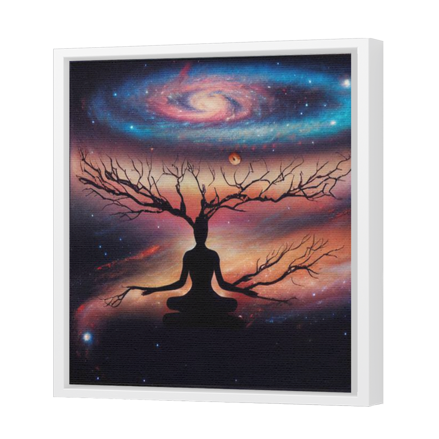 Thumbnail for Canvas - White Floating Frame