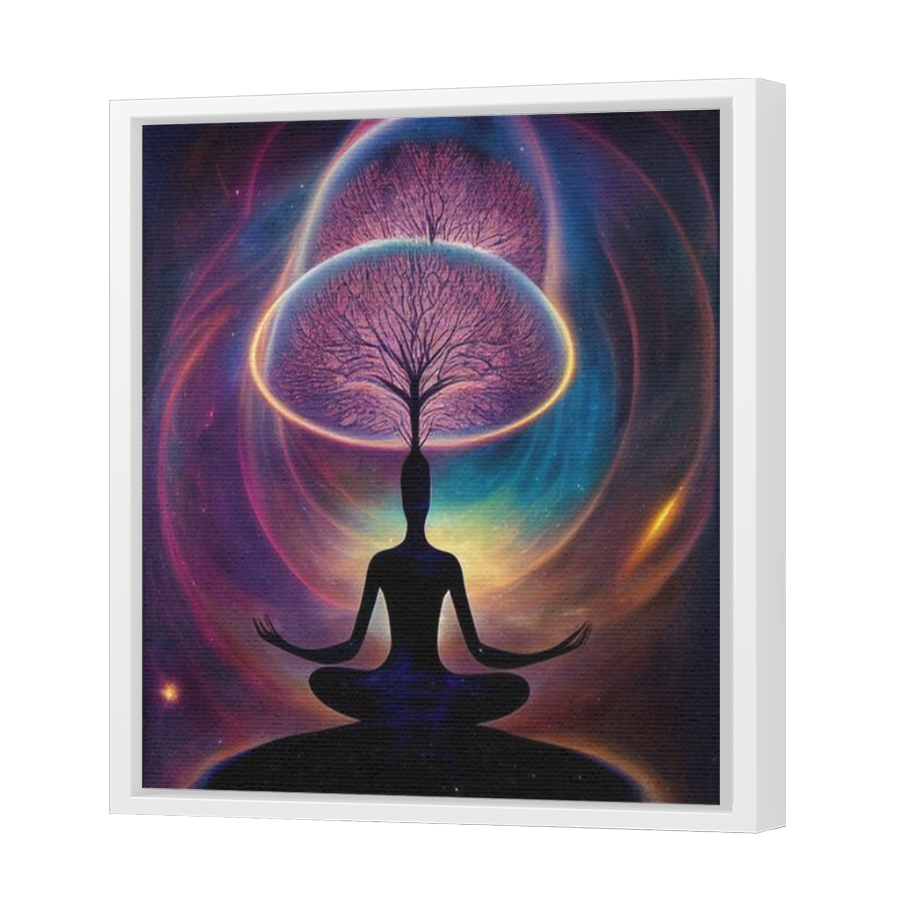 Thumbnail for Canvas - White Floating Frame