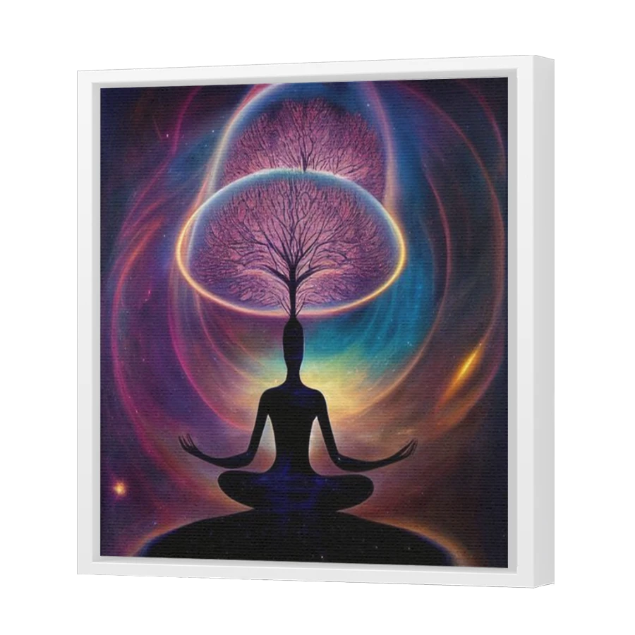 Thumbnail for Canvas - White Floating Frame