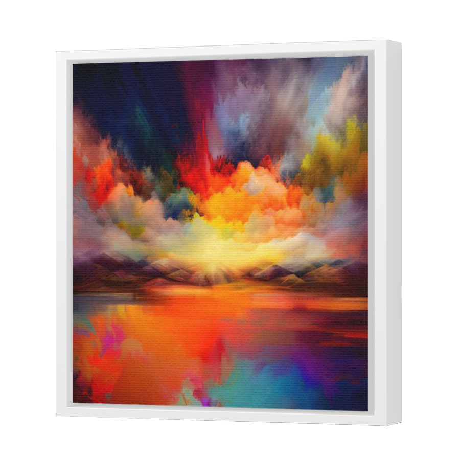 Thumbnail for Canvas - White Floating Frame