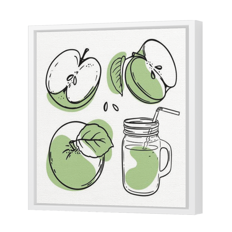 Thumbnail for Canvas - White Floating Frame